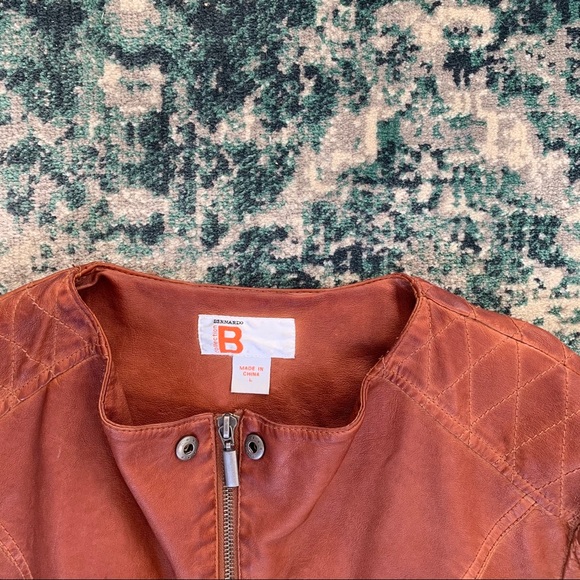 Brown Leather Jacket (real leather) - Picture 4 of 4